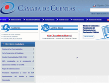 Tablet Screenshot of camaradecuentas.gob.do